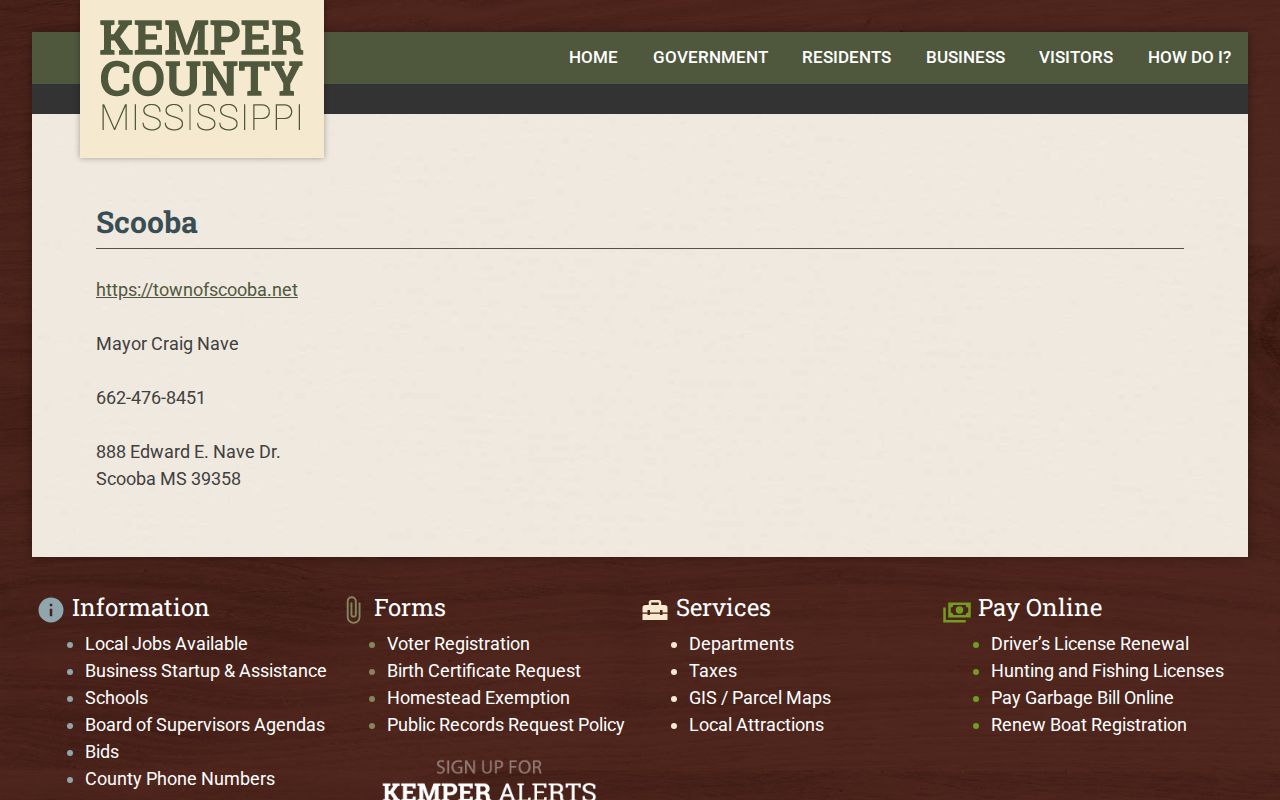 Scooba municipal court docket county contact page